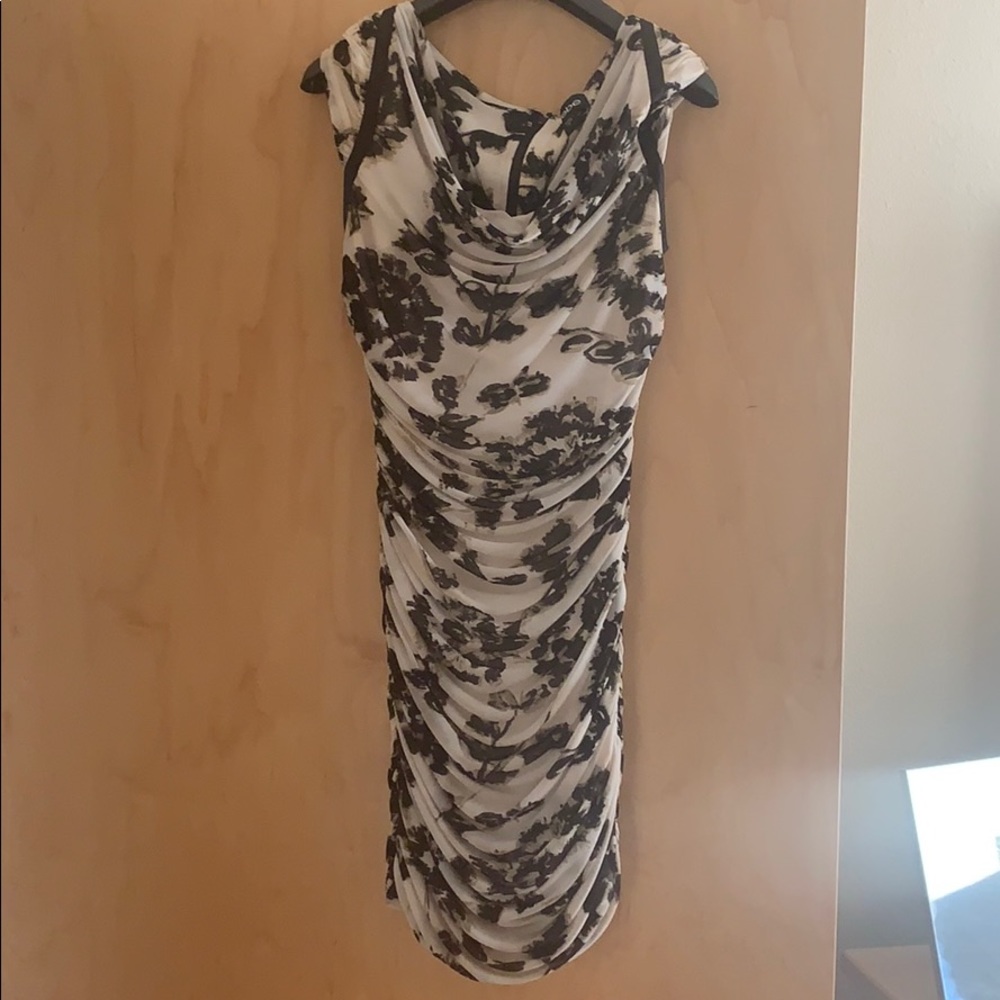 Bebe floral fitted dress